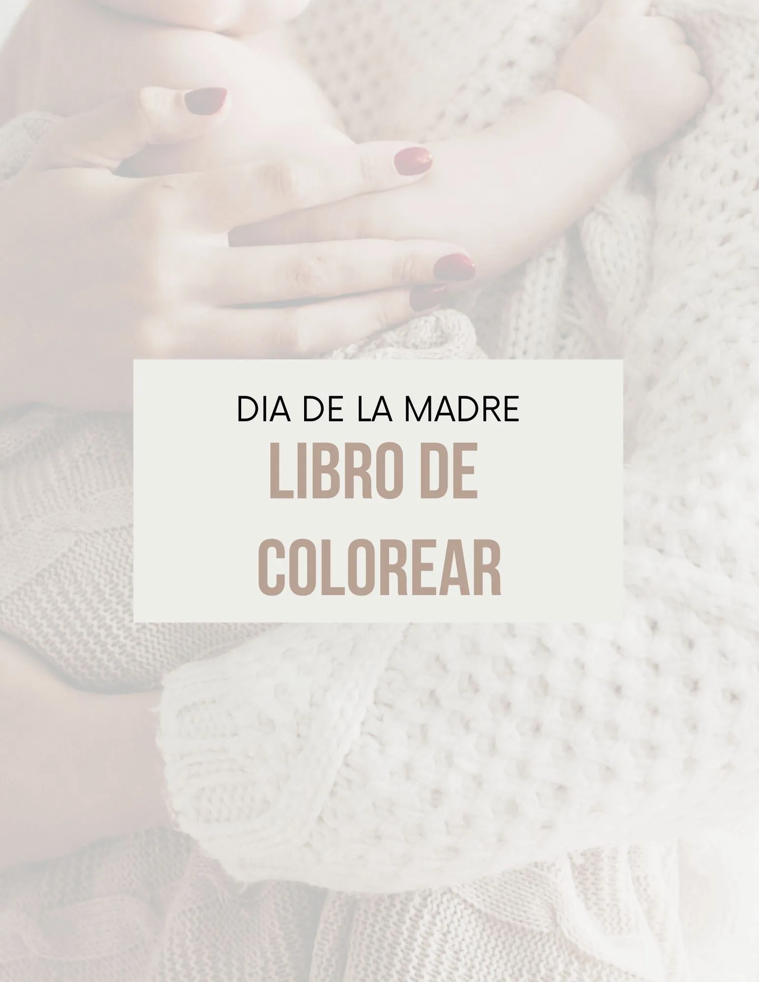 Libro de colorear Día de la Madre